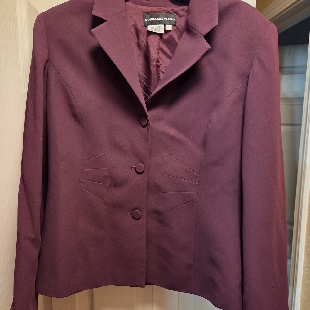 3 For $10, Donna Morgan Purple Women's Jacket
